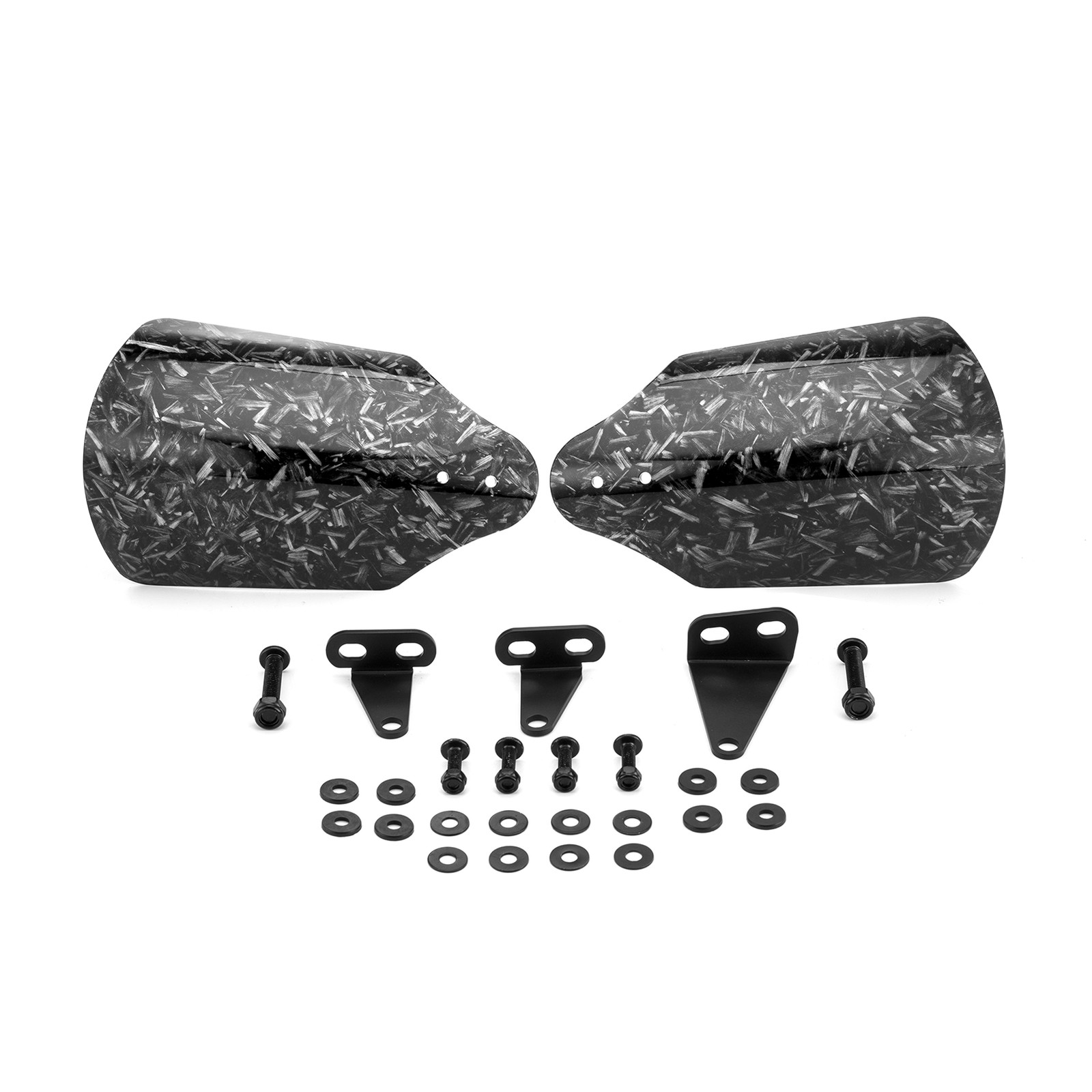 Forged Carbon fiber Pattern Club Style Hand Guards For Harley Softail Dyna