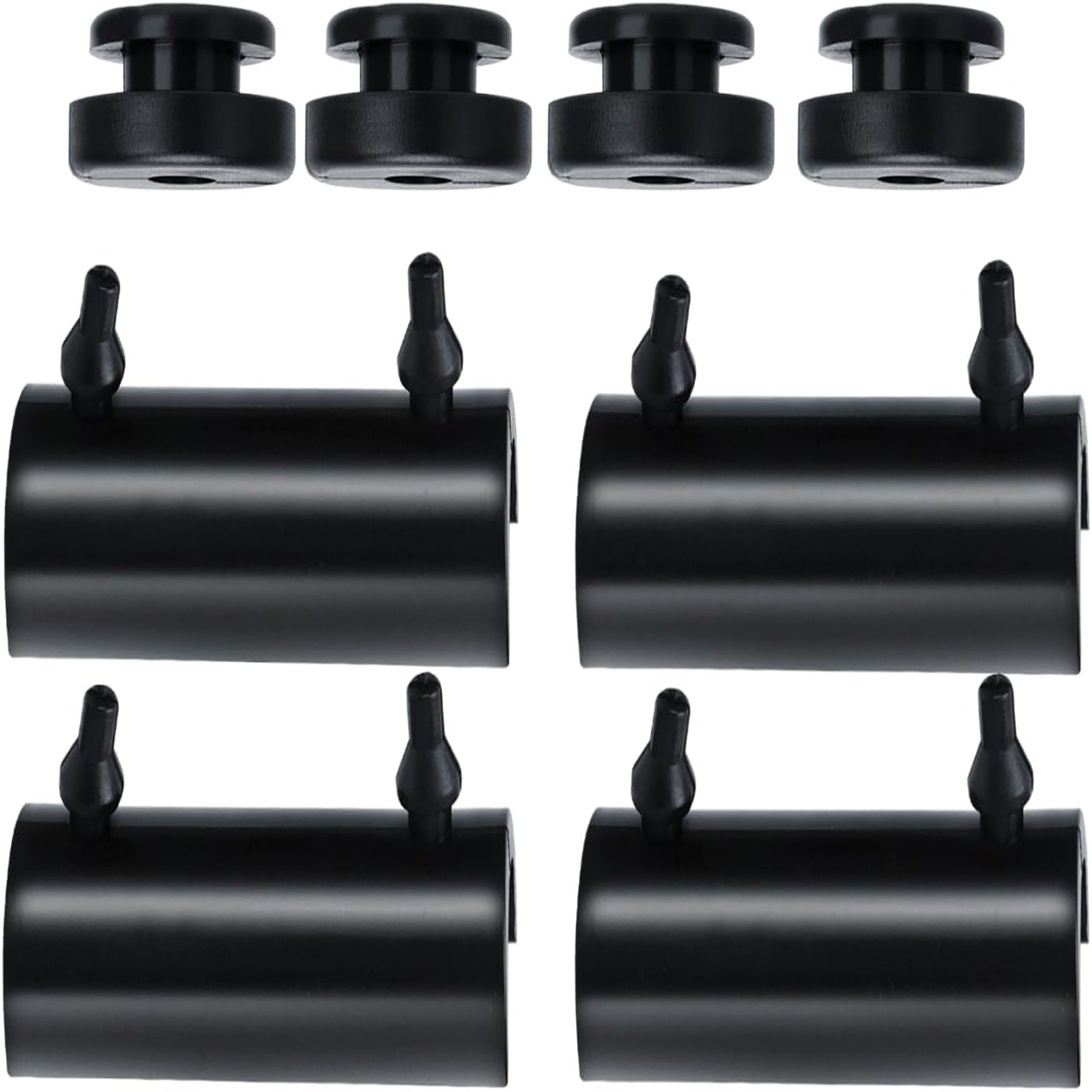 Rubber Mounts Support Cushion Hard Saddle Bags for 2014-2025 Harley Touring
