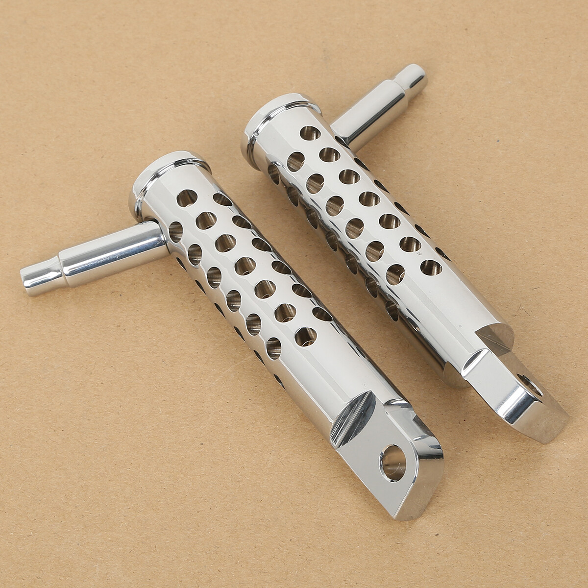 45° Silence Drilled Foot Pegs Fit For Harley Sportster XL883 XL1200 2011-2022
