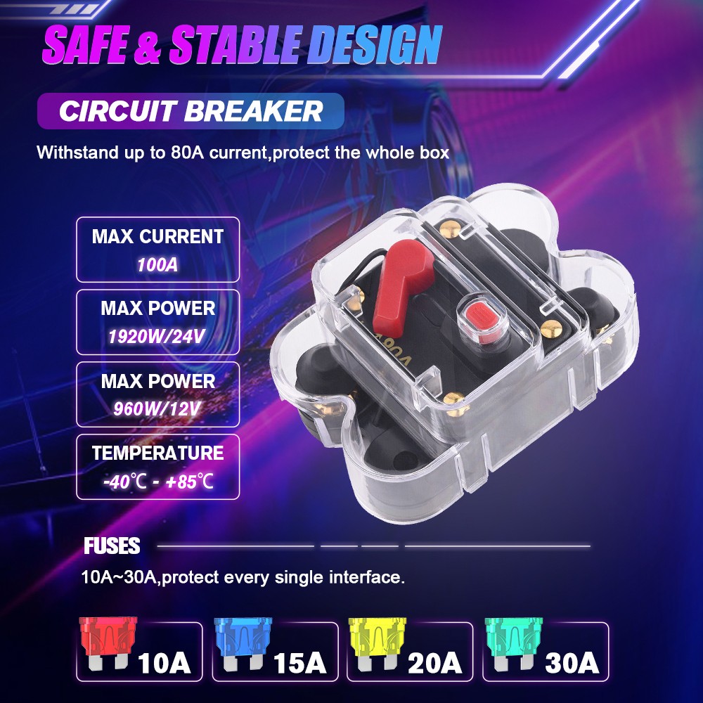 Colight Wireless RGB 12 Gang Switch Panel 12V 24V LED Circuit Control System Box