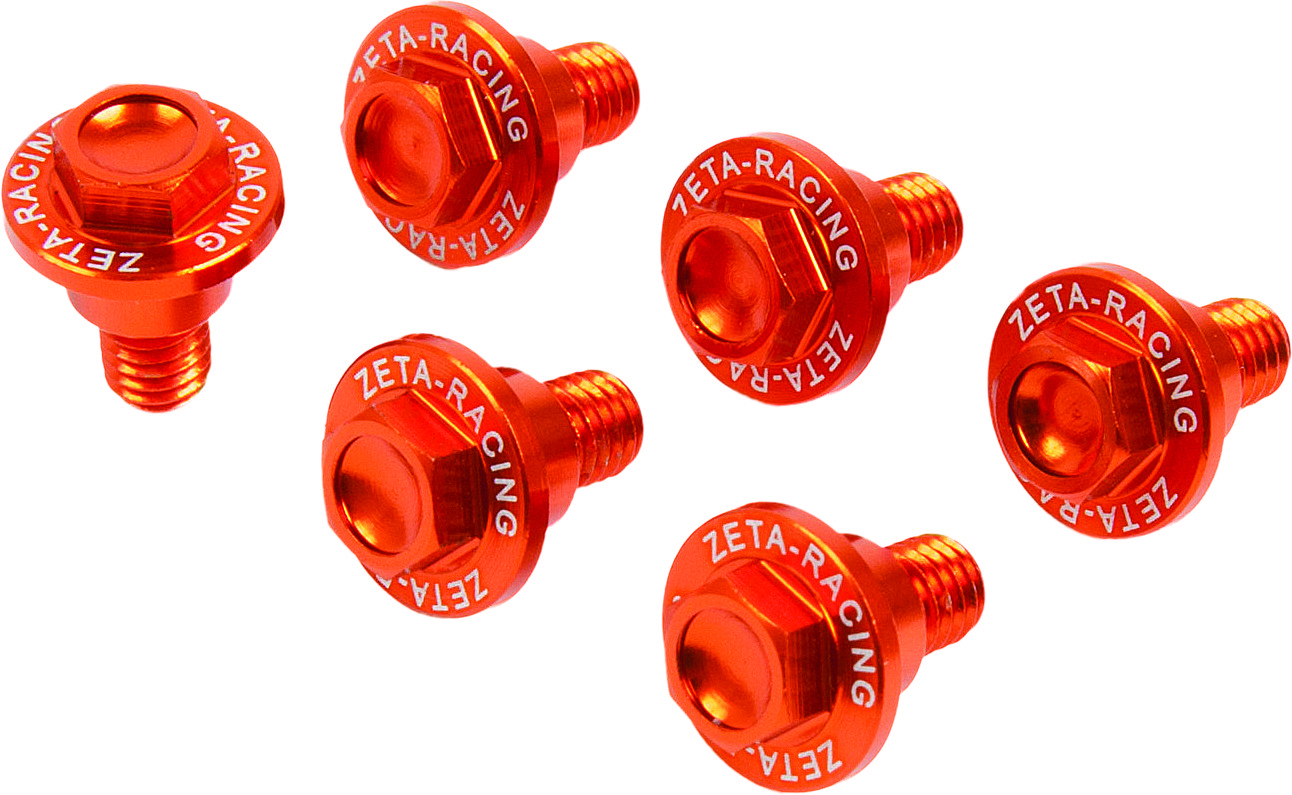 Zeta Fork Guard Bolt KTM Orange KTM 690 Enduro Enduro R 2008-2018