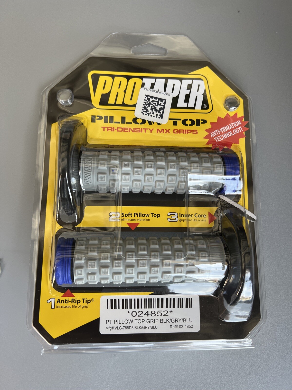 ProTaper Pillow Top Grips 024852 Black Blue gray VLG-788D3
