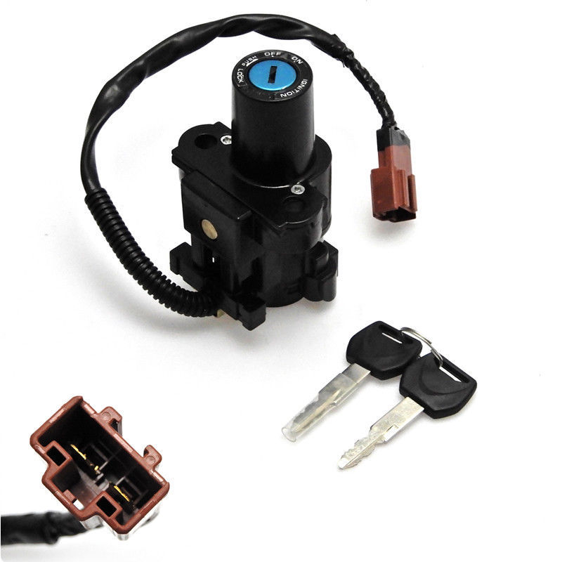 Ignition Switch Lock Fuel Gas Cap And Key For 2004-2007 Honda CBR1000RR