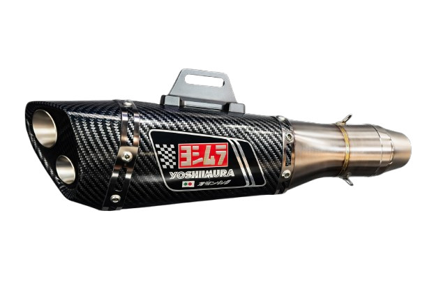 Yoshimura Exhaust R11 Double-outlet Muffler Universal Fit Silencer Canister Pipe
