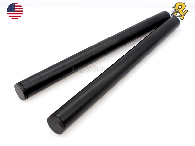 2 PCS 7/8″ Clip On Ons Replacement Handle Bar Handlebar Tube Aluminium Black US