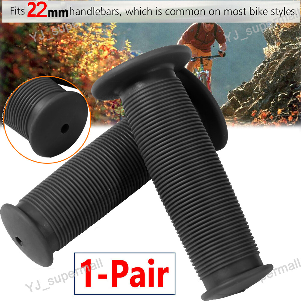 BMX MTB Bike Grips Mountain Bicycle Bike Handle Handlebar Soft Rubber Bar End US