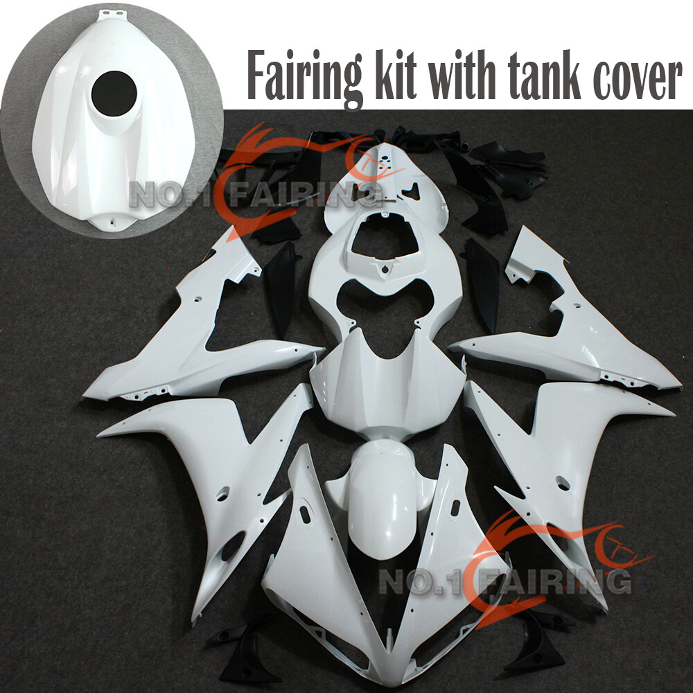 ABS Fairing Kit w/Full Tank Cover for YAMAHA YZF R1 2004-2006 Unpainted Body Kit