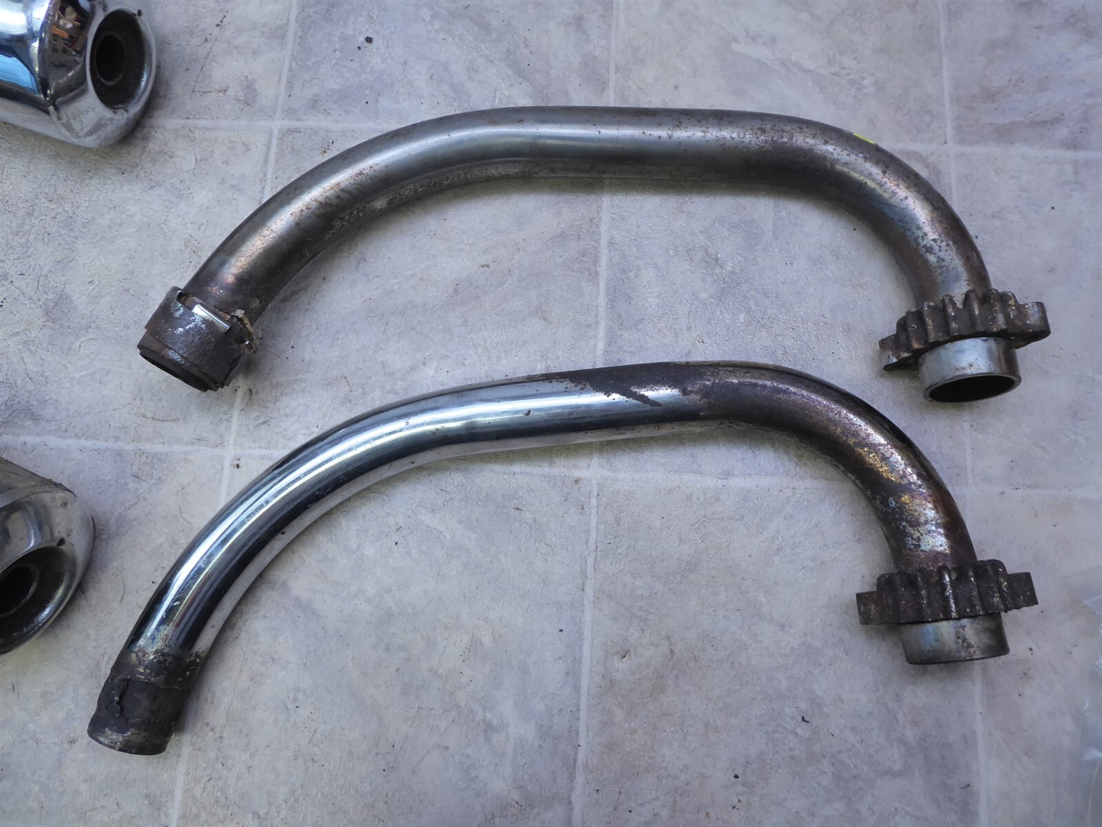 1982 Suzuki GS850G GS850 S989) chrome exhaust headers muffler pipes set