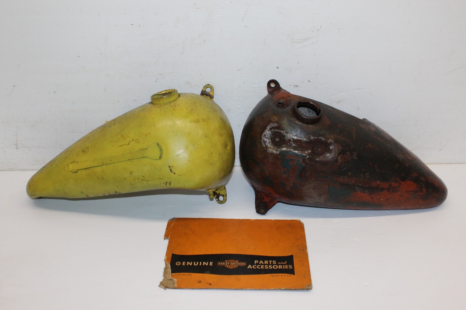 1947 Harley-Davidson Knucklehead Gas Tanks One Year Only