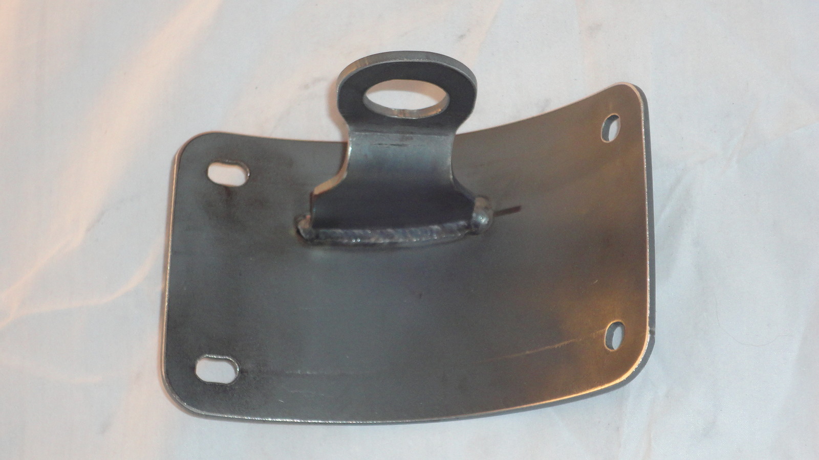 Side Axle Harley Rocker/Breakout Curved Motorcycle License Plate Bracket 01/26