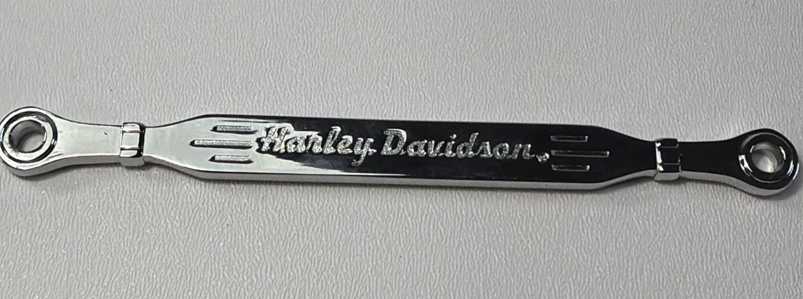 Harley Davidson Gear Shift Linkage Silver Chrome Logo 2006 H-D BAR ONLY