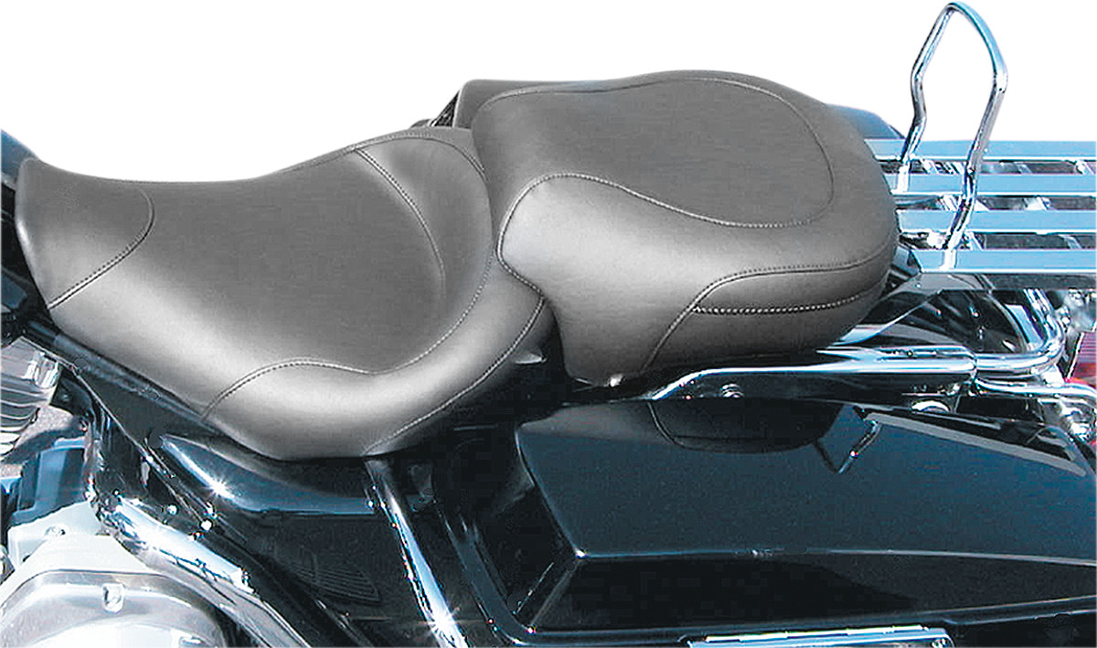 Mustang 75459 Vintage Front Solo Seat Wide 97-07 for Harley Road King