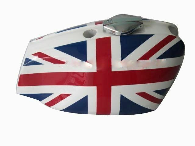 Bsa B25 B44 Star Fire Multi Colored Painted Steel Gas Fuel Tank With Cap ECs