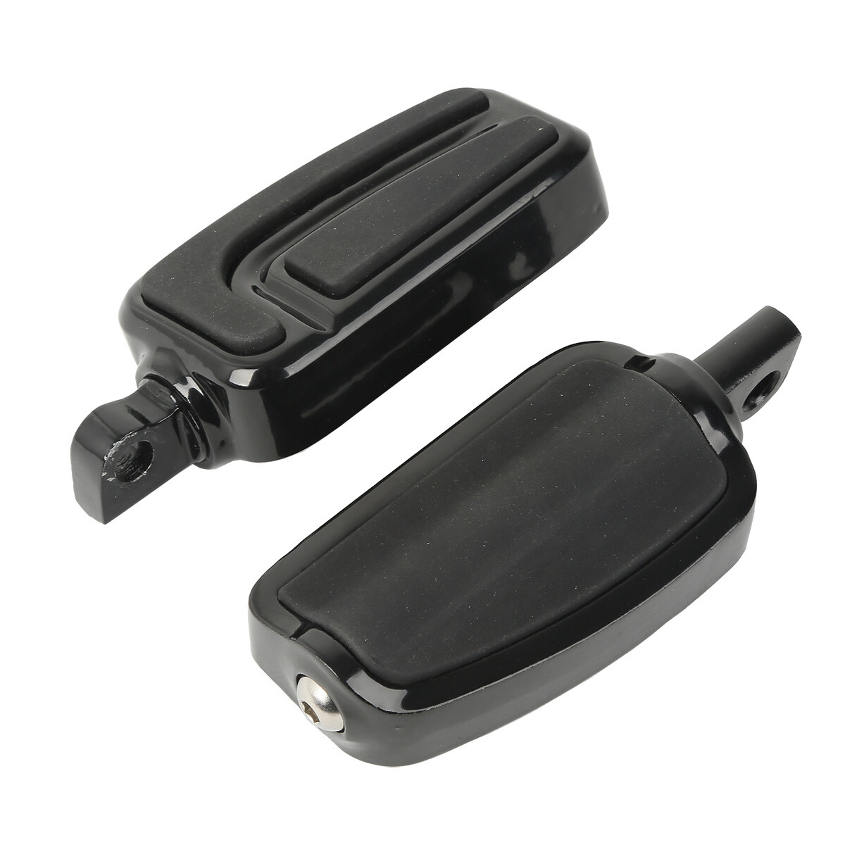 Universal 10mm Male Mount-Style Footpegs Fit For Harley Touring Road King Glide