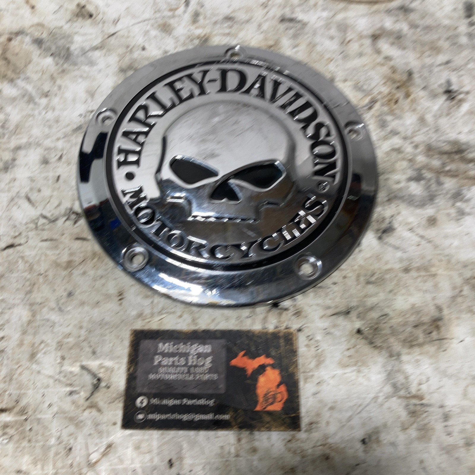 99-17? Harley Davidson Softail Dyna Touring Twin Cam Willie G Skull Derby Cover