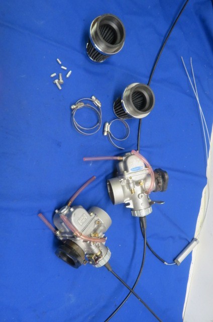 2 NOS Mikuni Sudco Carburetors w/ Filters 32A 193 AHRMA Racing MX