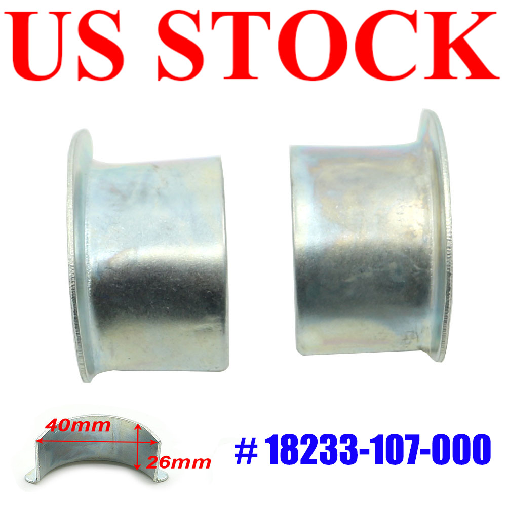 US 26mm Metal Exhaust Collar Joint Set 18233-107-000 For Honda CG125 SL125