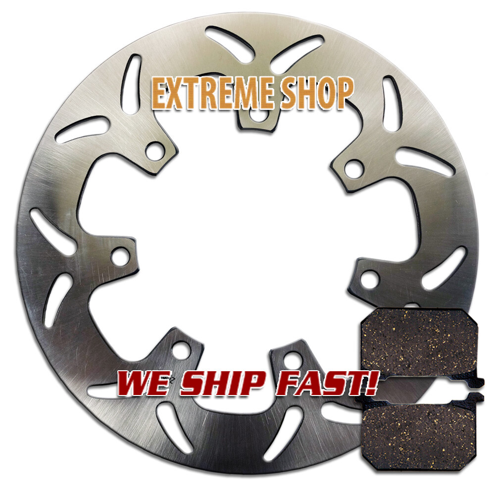 Rear Rotor+Brake Pads for Kawasaki KZ 1000 P Police (1982-2001) KZ 1100 (81-83)