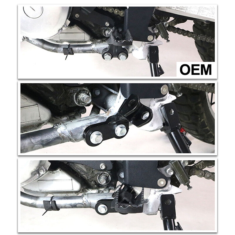 Fit For Suzuki DR650 1996-2024 Motorcycle Footpeg Footrest Lowering Mount Kit