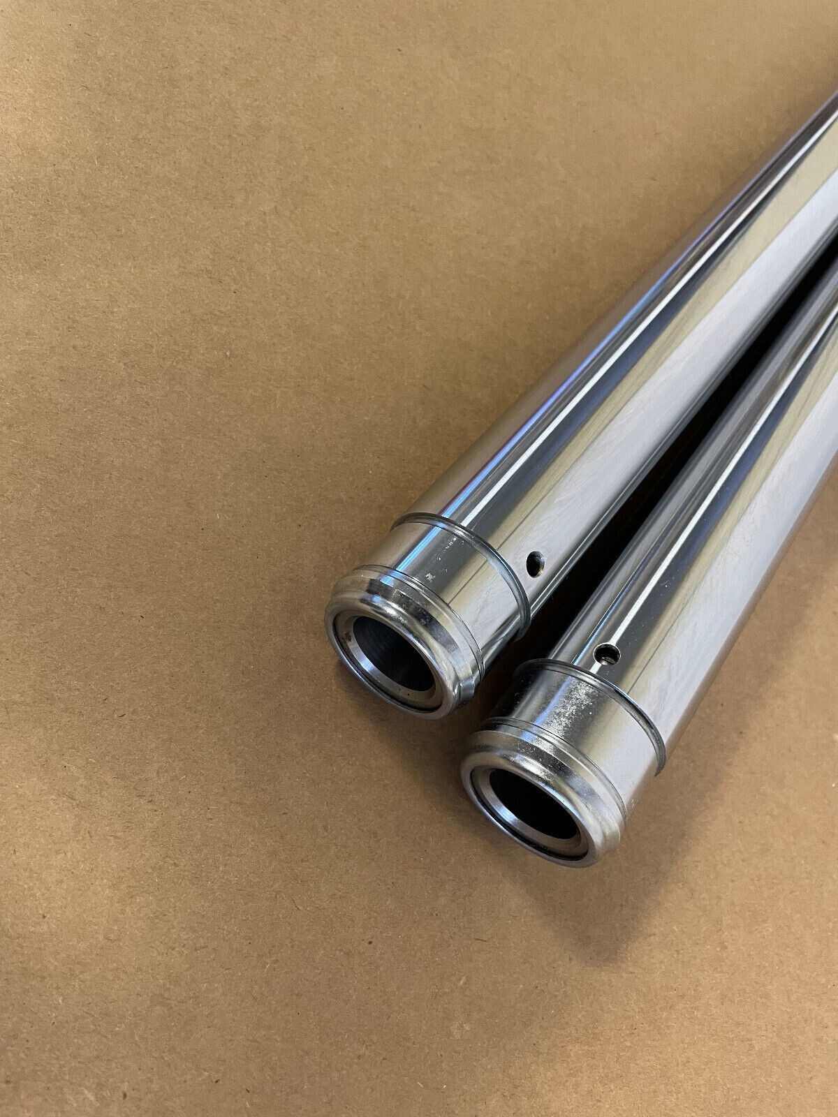 BIG DOG MOTORCYCLES OEM +12 FORK TUBE SET 2004-11 K-9 RIDGEBACK 41mm HARD CHROME