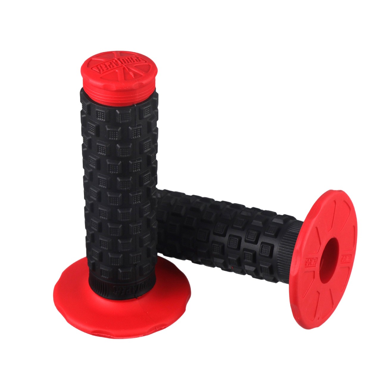 2PCS 7/8″ 22mm Handlebar Grip Soft Rubber Comfort Racing Grips for CRF150F XR 50