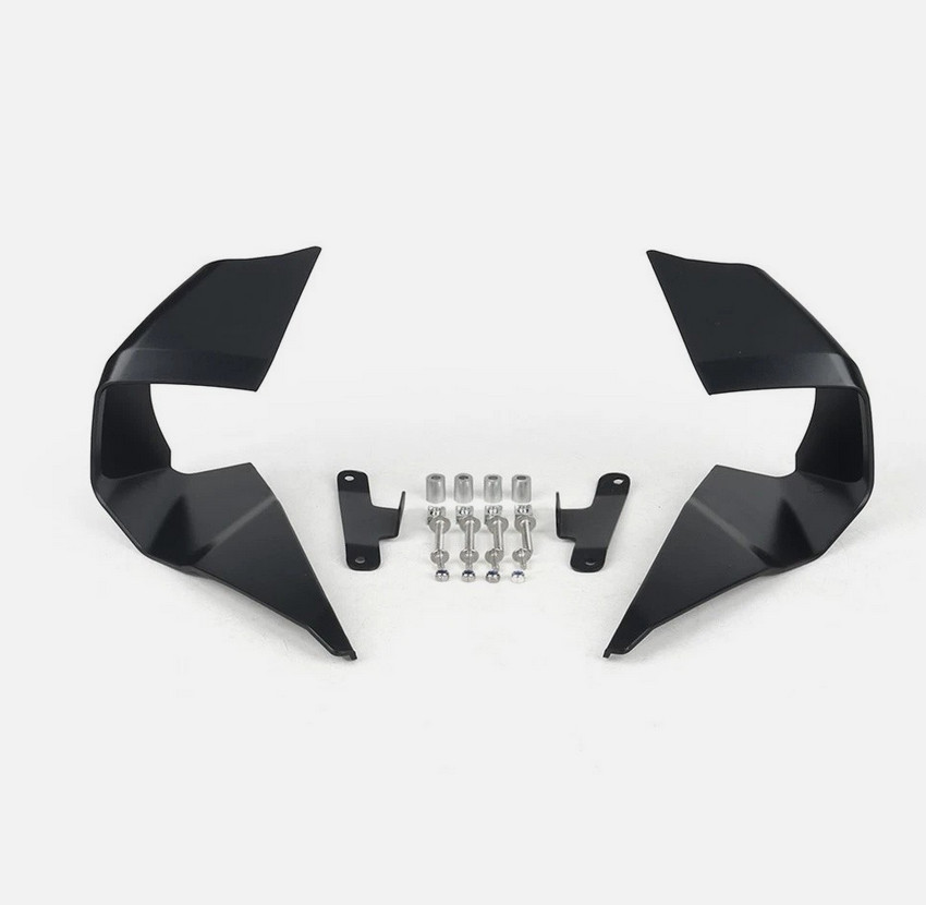 Front Spoiler Wing Aerodynamic Winglet Kit Fairing For Kawasaki ZX-6R 2024-2026