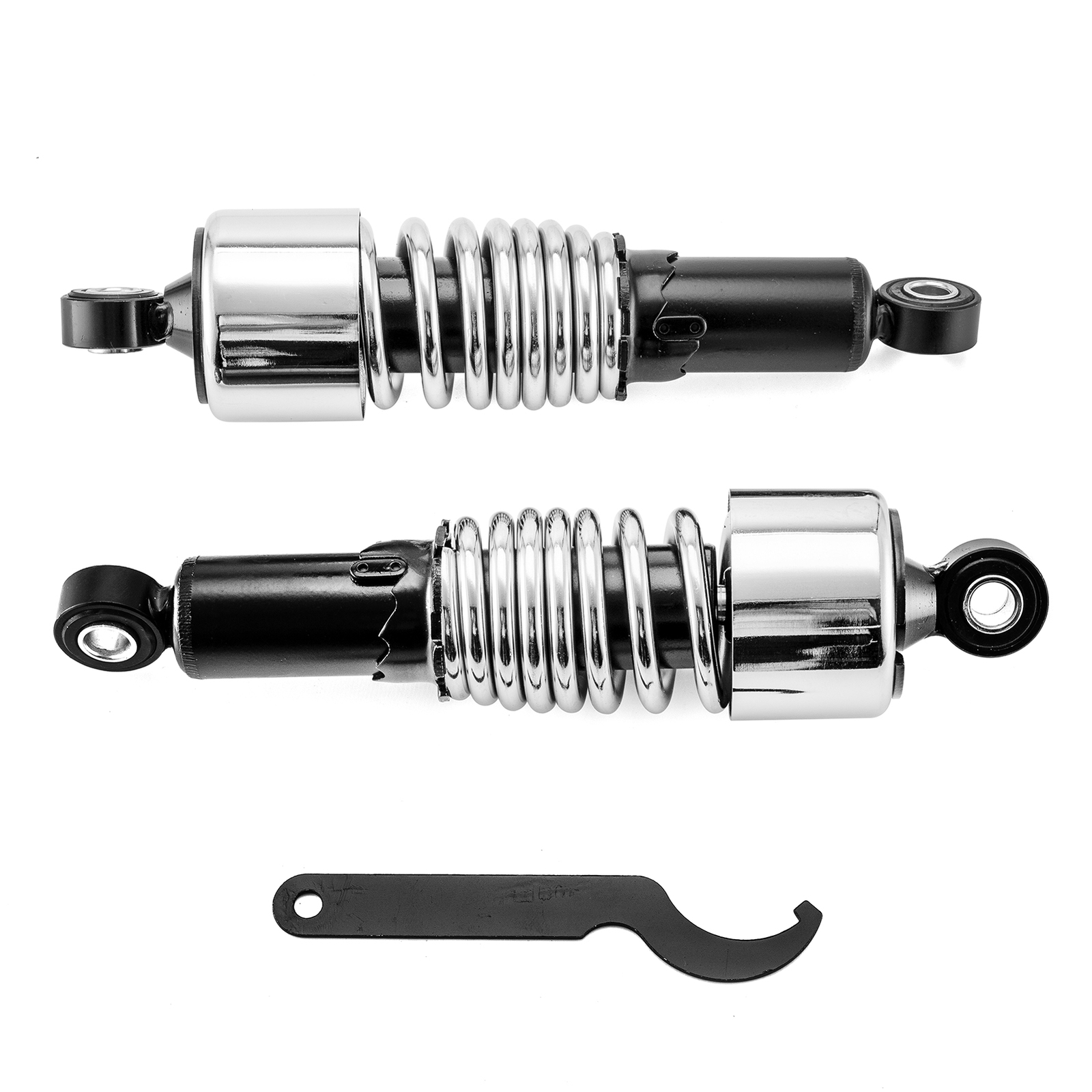 Chrome 10.5″ Rear Absorber Shocks Lowering For 88-24 Harley Sportster 883 1200