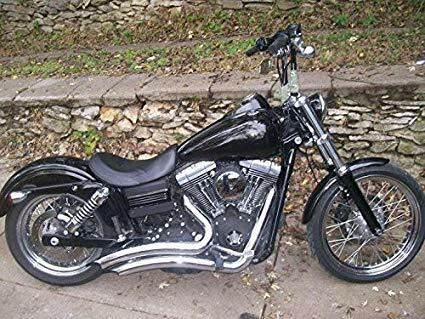 BIG RADIUS EXHAUST FOR DYNA’S NEW IN THE BOX CHROME FINISH 2006-2017