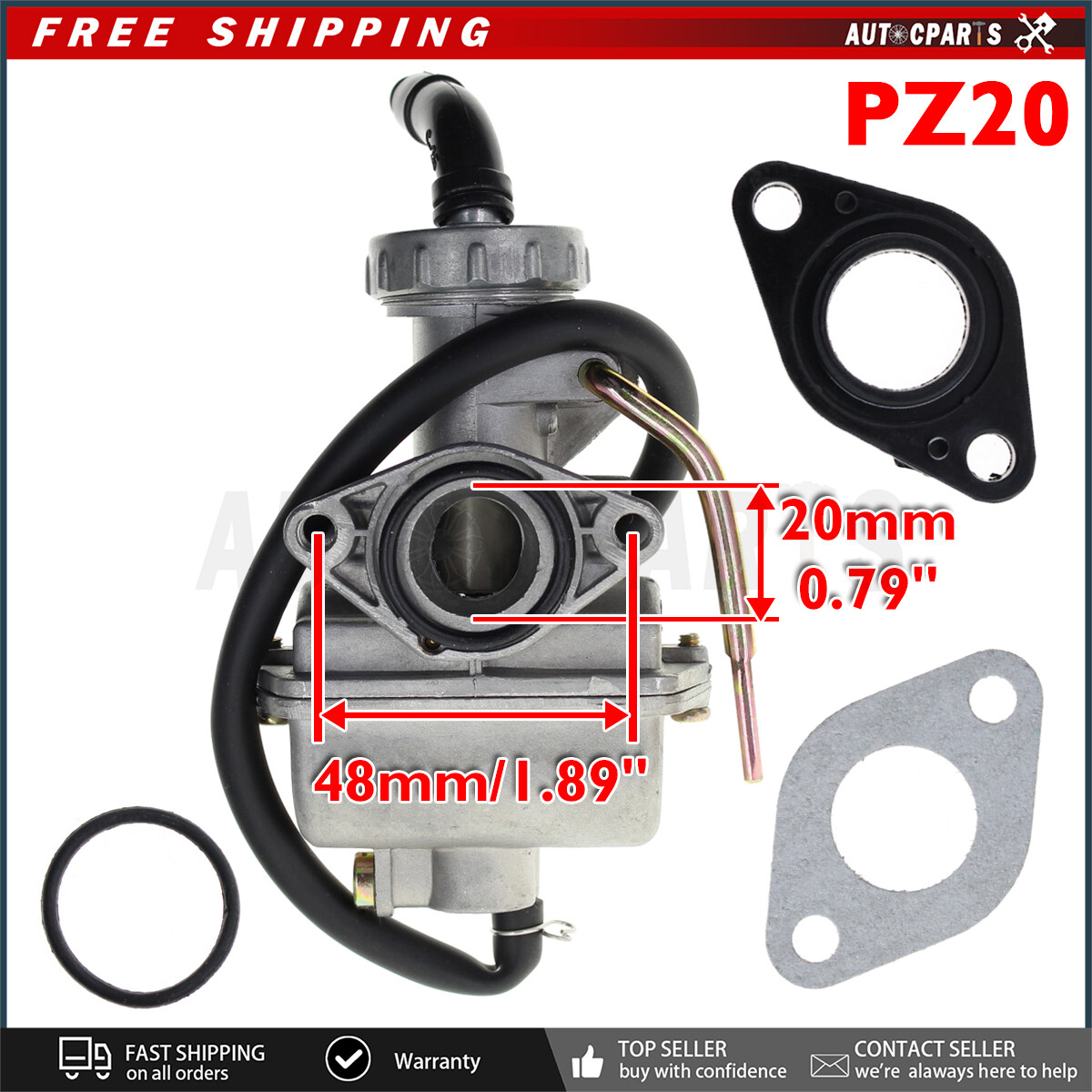 PZ20 Carburetor Gaskets For Aprilia BMW Honda CB750 CB200T Kawasaki Ninja ZX10R