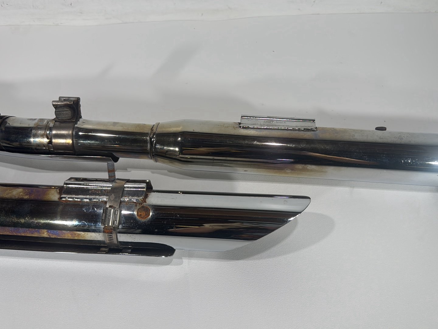2004 Harley Softail FLSTC Heritage Classic OEM Exhaust Header Pipes Muffler