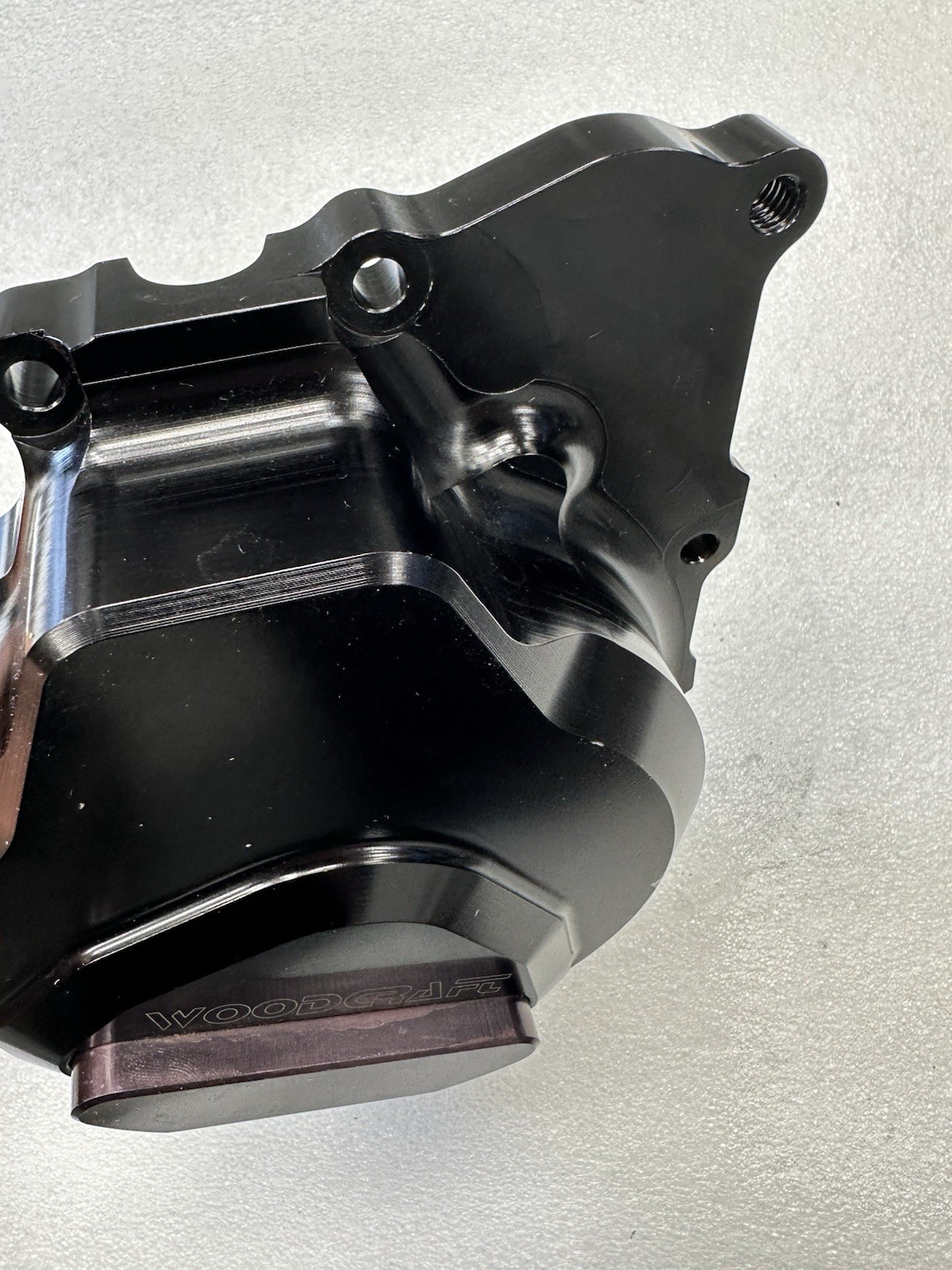 2006 YAMAHA R6 WOODCRAFT BILLET ALLUMINUM CASE COVER GENUINE SCRAPES