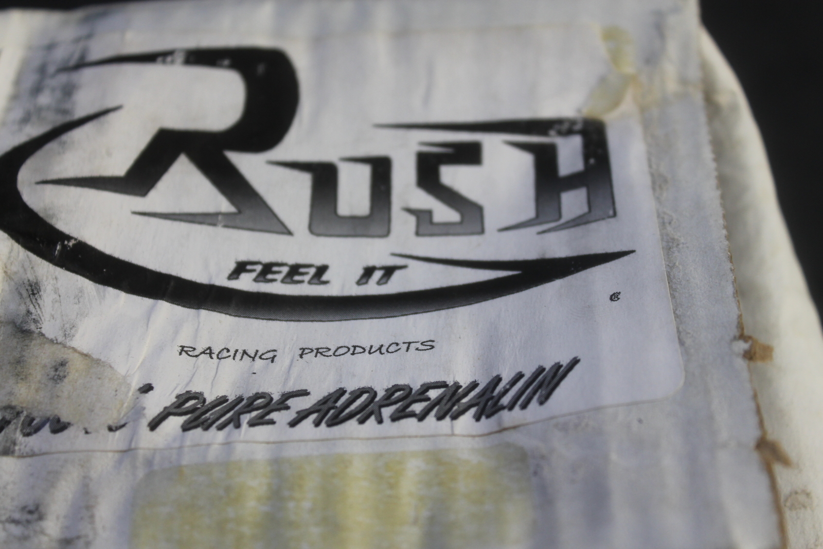 NOS Exhaust Tip Muffler Rush Racing Chrome 3.5 INCH Diamater