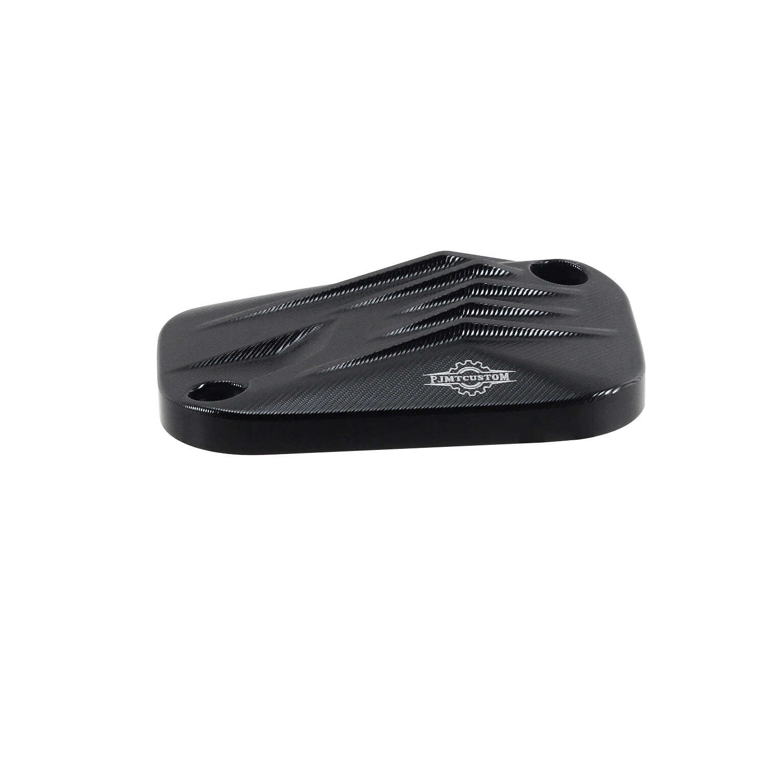 ‎Anodized Black Thunder Style Brake Reservoir Top Cover for Harley18+Softail FX