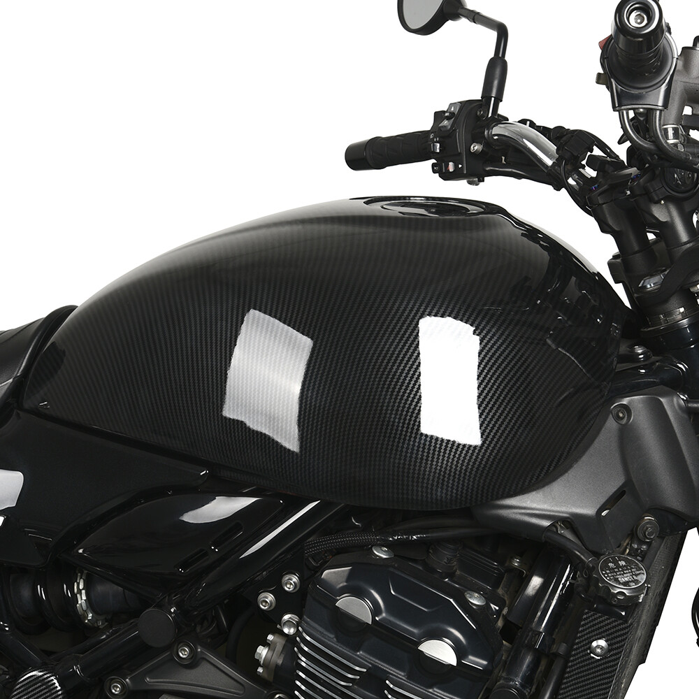 Fuel Tank Cover with Carbon Fiber Pattern for Kawasaki Z900RS Models of 2018+