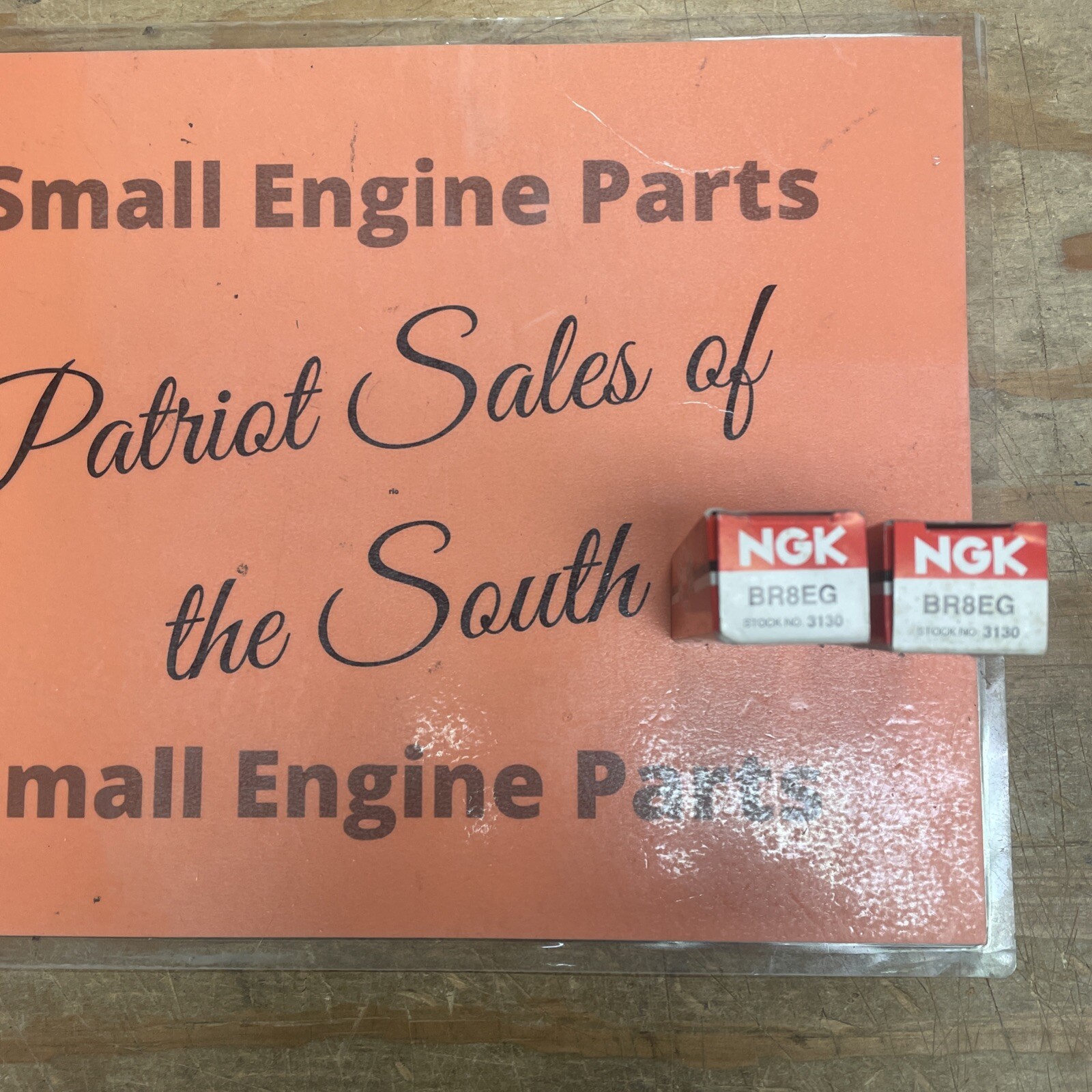 (2) NGK BR8EG 3992 RACING Spark Plugs SOLID Terminal MX ATV 2-Strokes