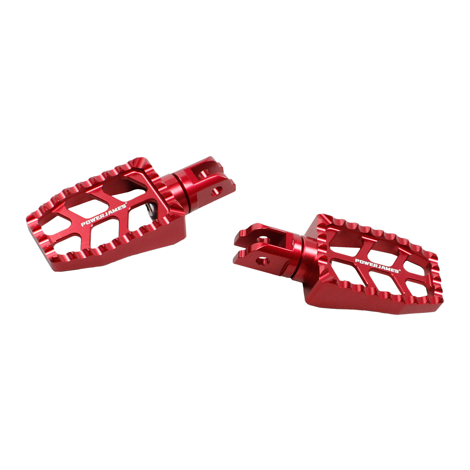Red Rider Foot Pegs Footrest for Harley Softail Standard Street Bob Low Rider S