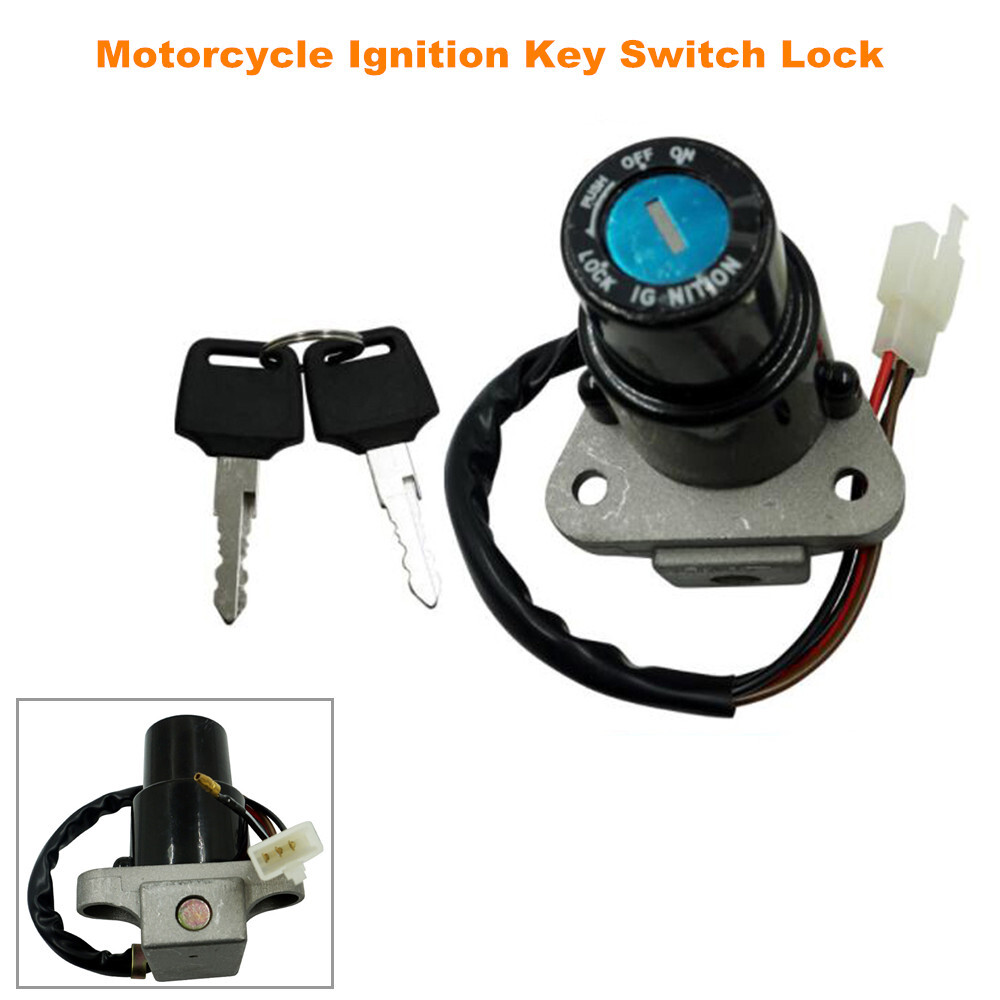 Motorcycle Ignition Switch Lock With Keys Universal For ATV Off-road Dirt Bikes_