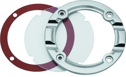 Kuryakyn Chrome Clear Trap Door for Hypercharger Air Cleaners Harley Victory FX