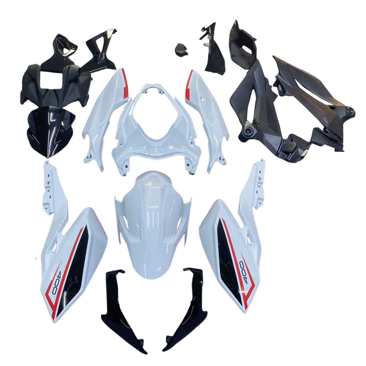 Injection Fairing Kit Bodywork Plastic ABS fits For Kawasaki Z400 2018~2024
