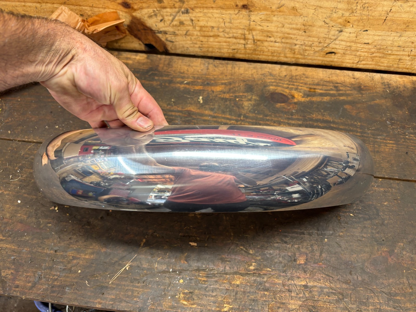 NOS Wassell Aluminum Fender Alloy Vintage 4″ BSA Triumph Harley Flat Track