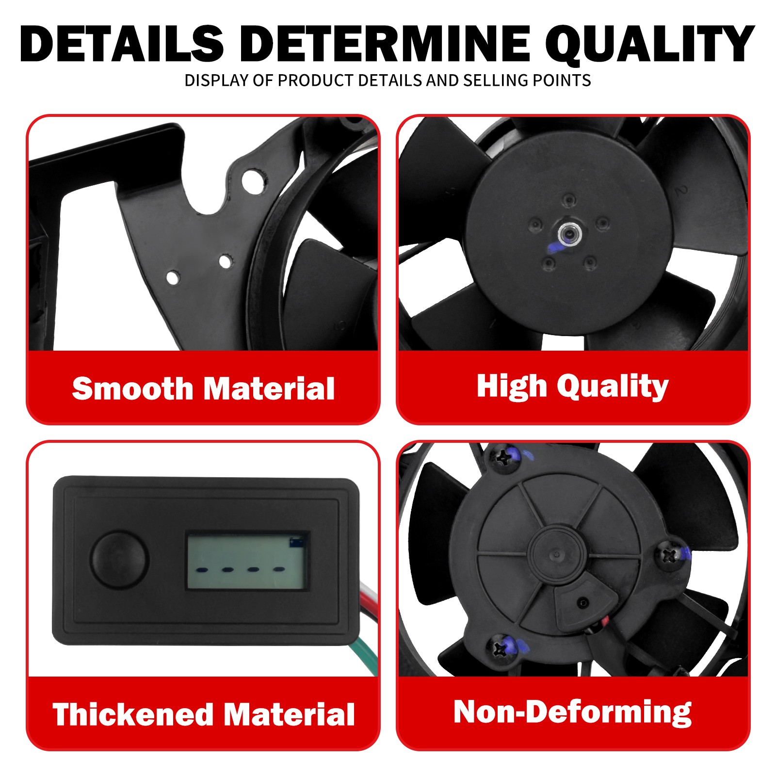 Trail Tech Radiator Cooling Fan Kits Black For Honda CRF250X CRF450X 2004-2017