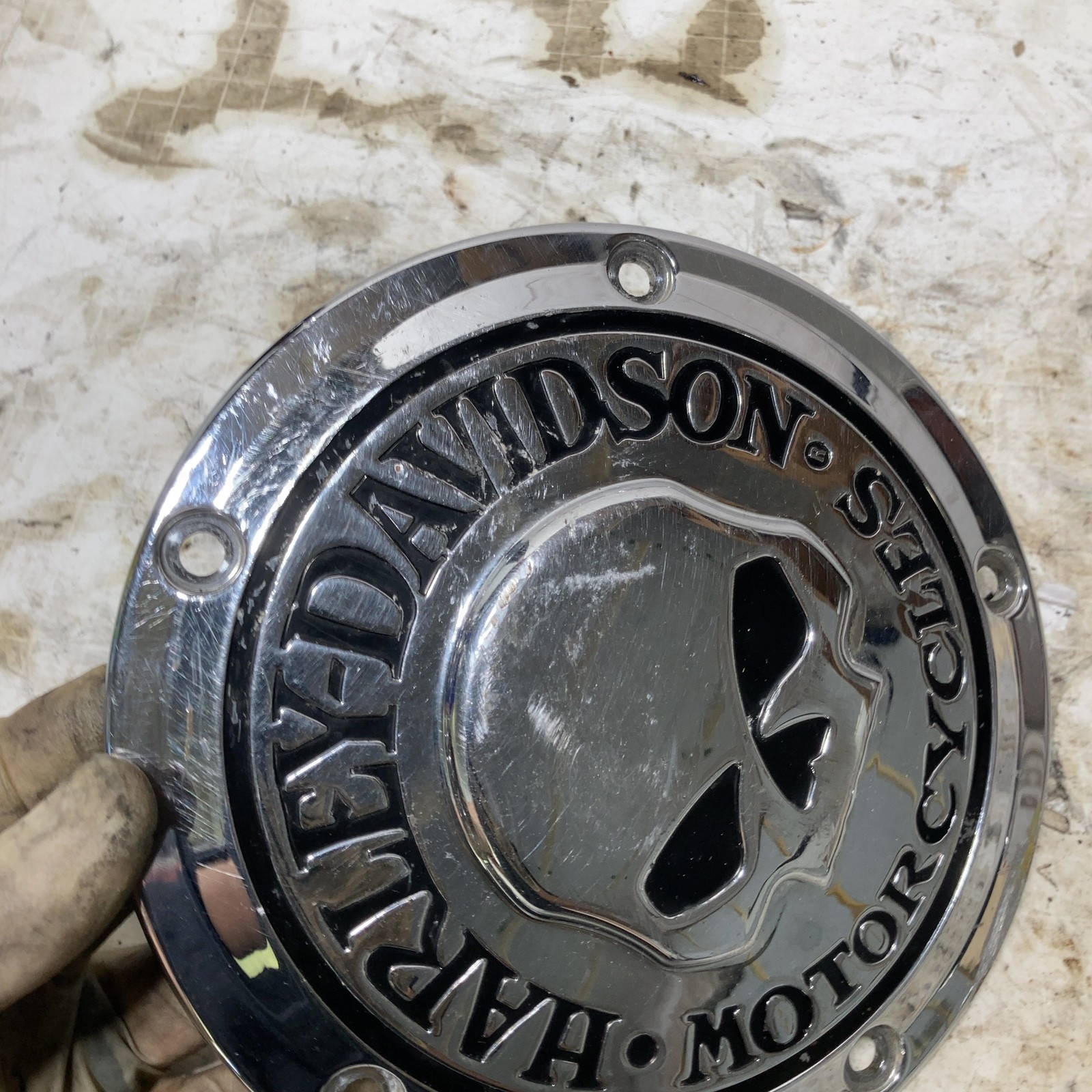 99-17? Harley Davidson Softail Dyna Touring Twin Cam Willie G Skull Derby Cover