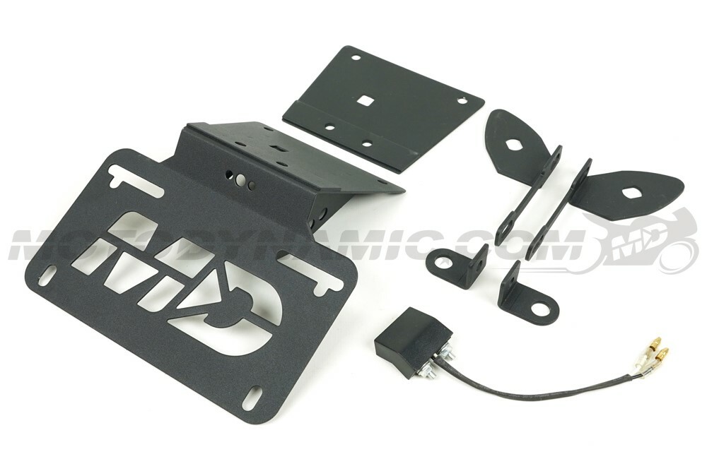 Fender Eliminator Kit Plate Holder + LED License Light Fits 2022-2023 Honda Grom