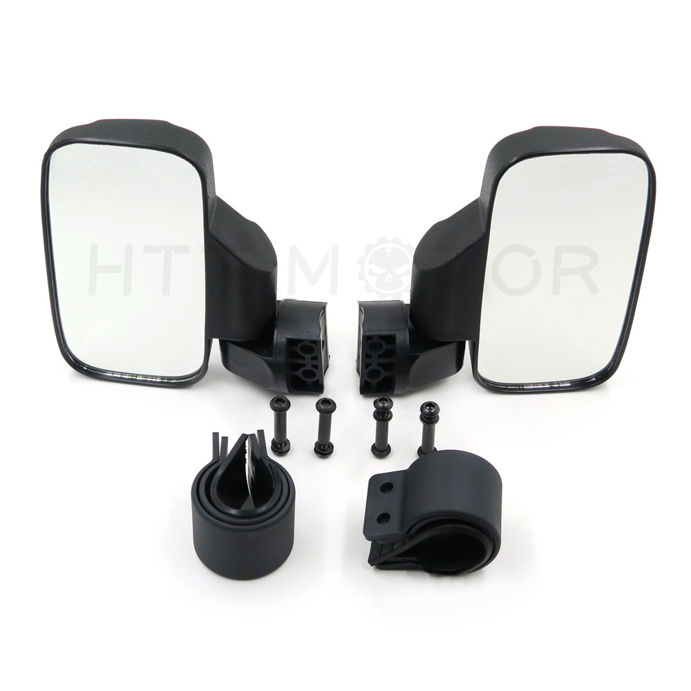 4.25″x8″ Mirror Set UTV Side View High Impact Break Away Convex 1 5/8″-2″ Roll