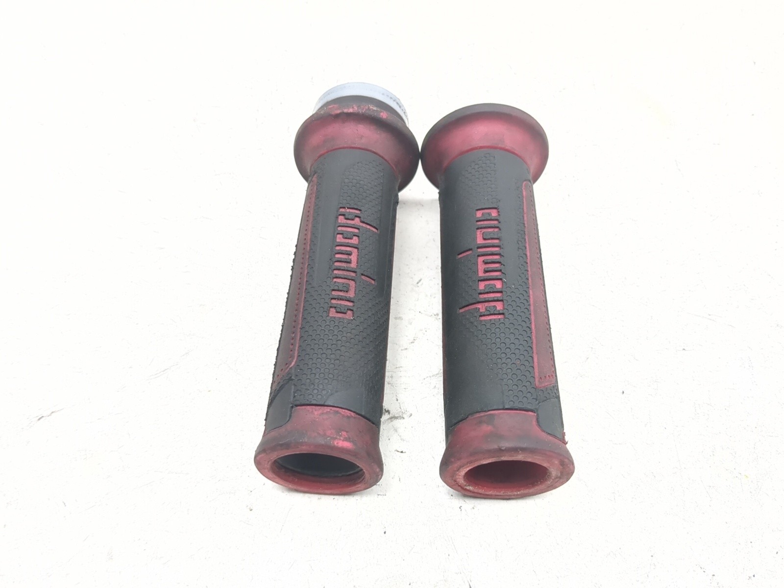 12-21 Kawasaki Ninja ZX14 Domino A010 Front Left Right Handlebar Grip Set TRSH J