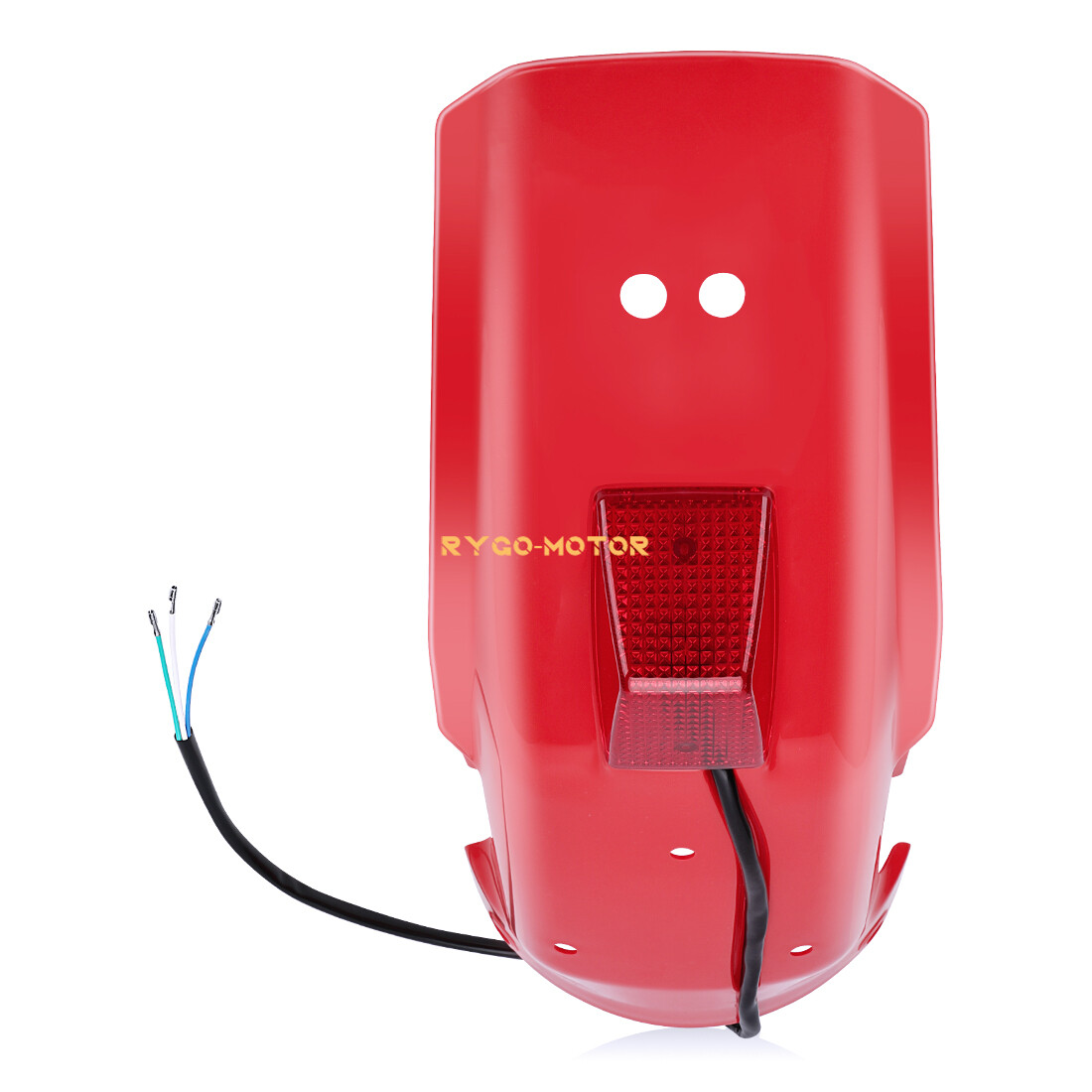 Red Rear Fender Guard w/ Taillight For Honda XR250R 1986-1995 / XR600R 1985-2000