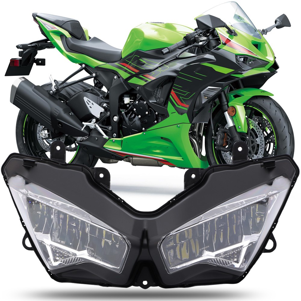 Front Headlight Assembly / Stay Fairing Bracket For Kawasaki Ninja 400 2018-2025
