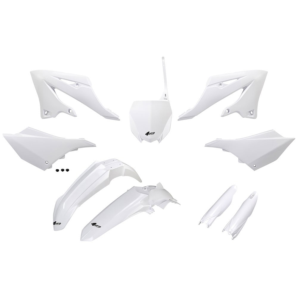 UFO Plastic Kit Set Full Complete White Yamaha YZ125 YZ250 2022-2026