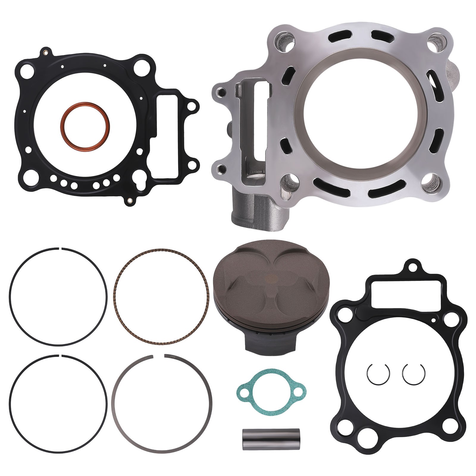78mm Bore Cylinder Piston Top End Kit For Honda CRF250R 04-09 12100-KRN-670