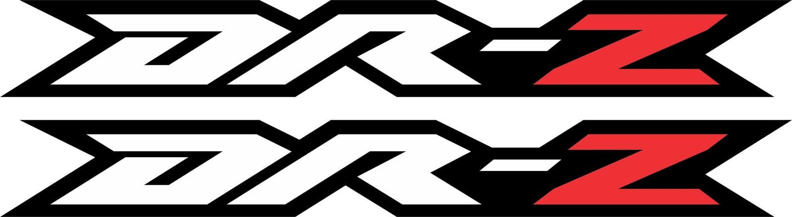 6 inch DRZ400 Drz400s Stickers Decals drz 400 Drz400sm drz400e 400e graphics